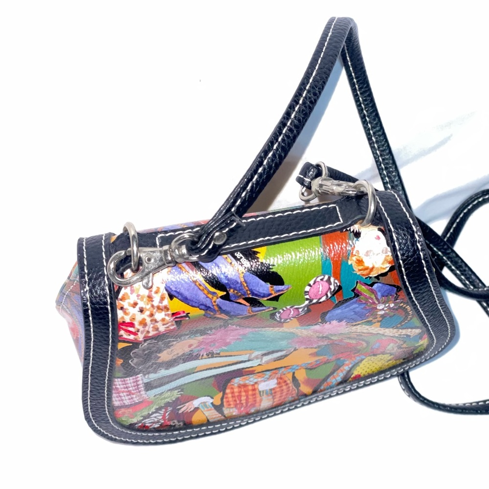 Sydney Love Unique Printed Design Faux Pebbled  Leather Small Crossbody - Picture 12 of 12